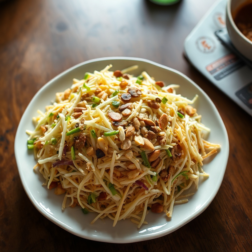 Insalata Croccante Asiática con Ramen