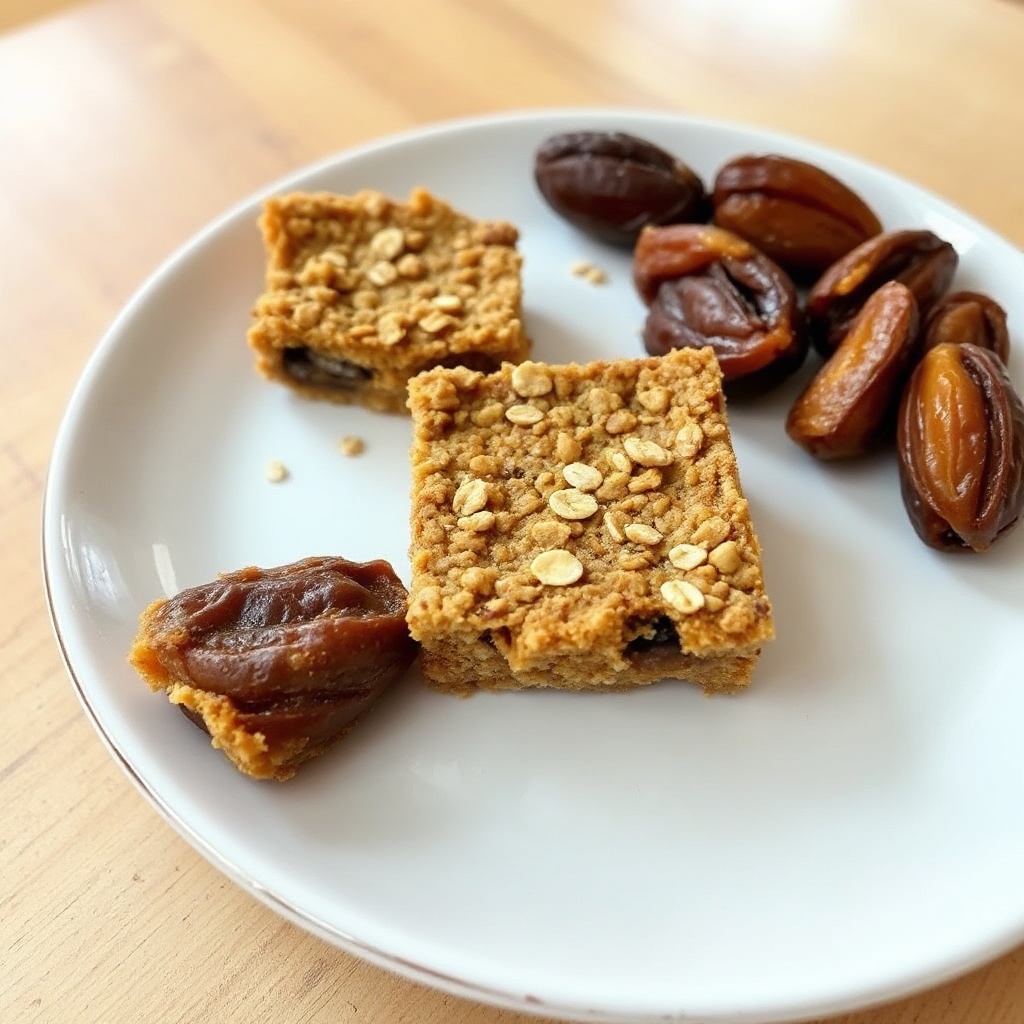 Barrette d'Avena e Datteri Dorati
