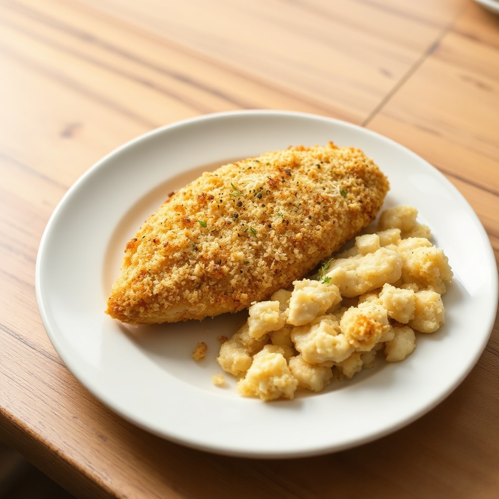 Knuspriger Parmesan-Hühnchen-Auflauf