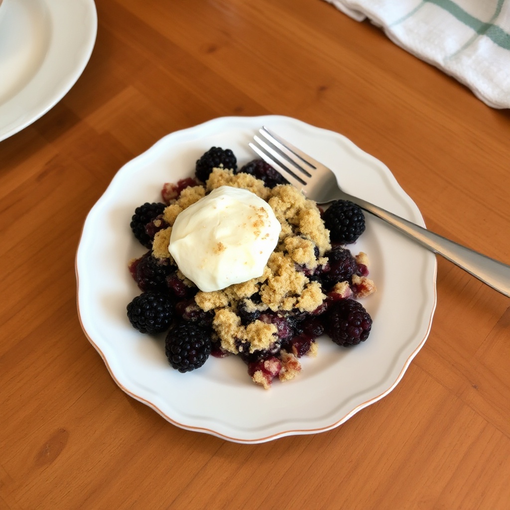 Blackberry Crumble Delight