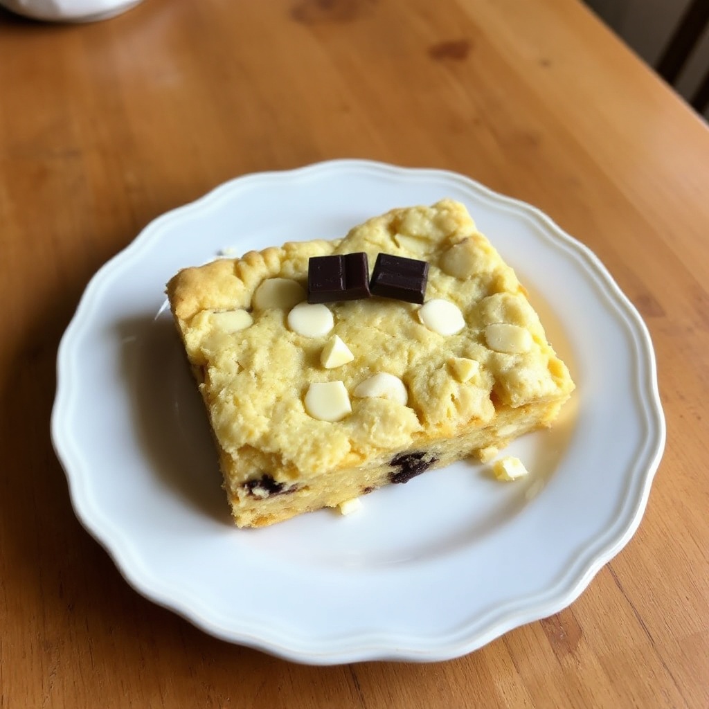 Blondies Decadenti al Cioccolato Bianco