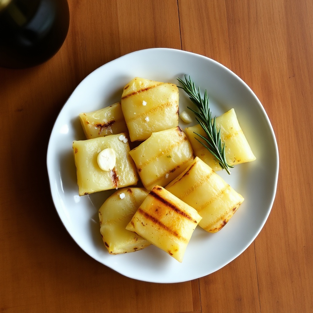 Pacchetti di Patate Grigliate con Rosmarino e Aglio