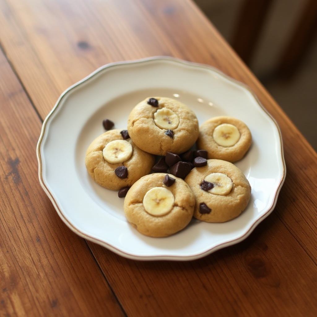 Banana Chocolate Chip Delight Cookies