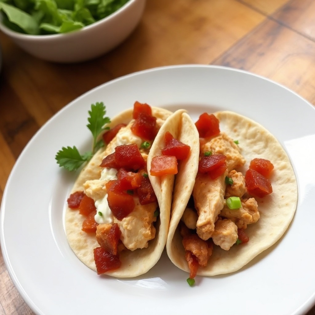Tex-Mex Chicken and Bacon Wraps