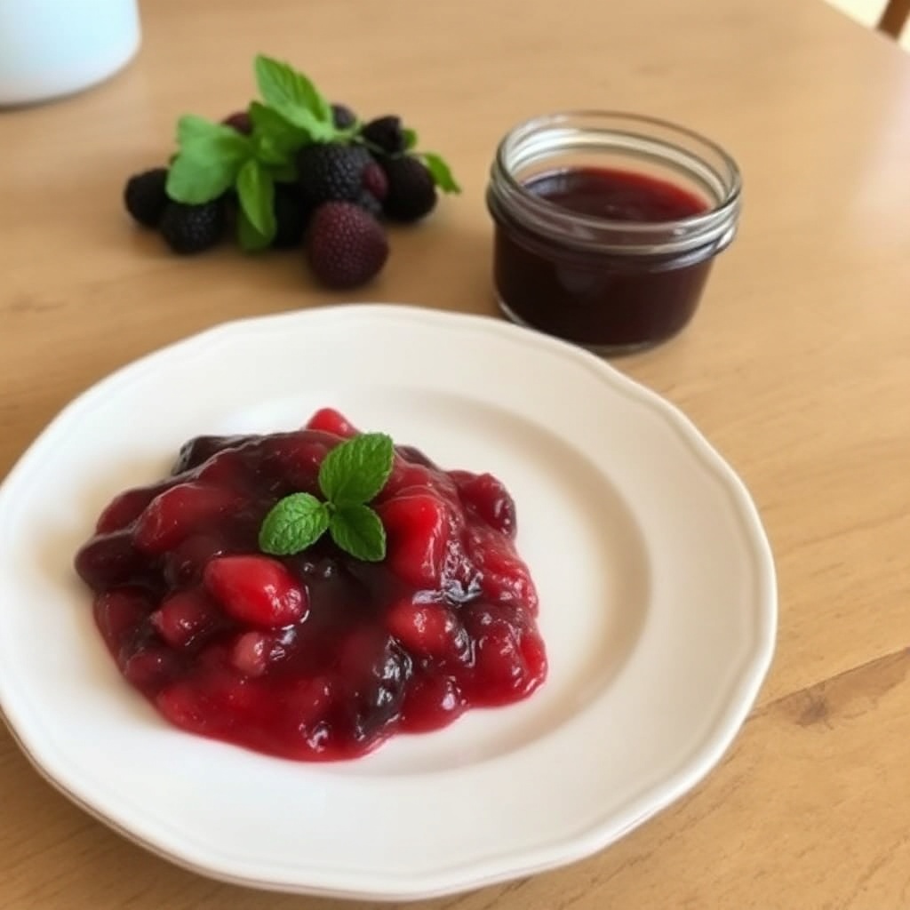 Beeren-Limetten-Minze-Marmelade