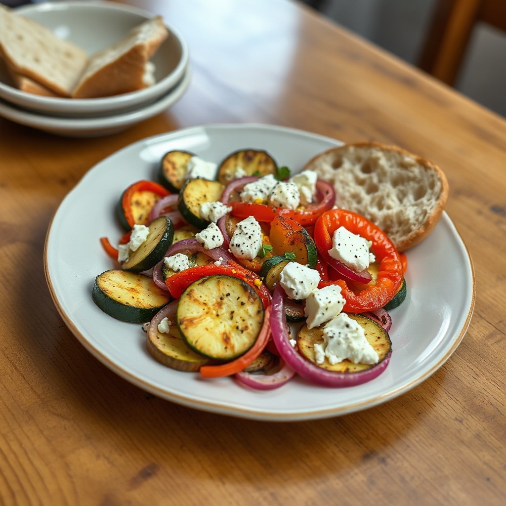 Mediterraner Gegrillter Gemüsegenuss