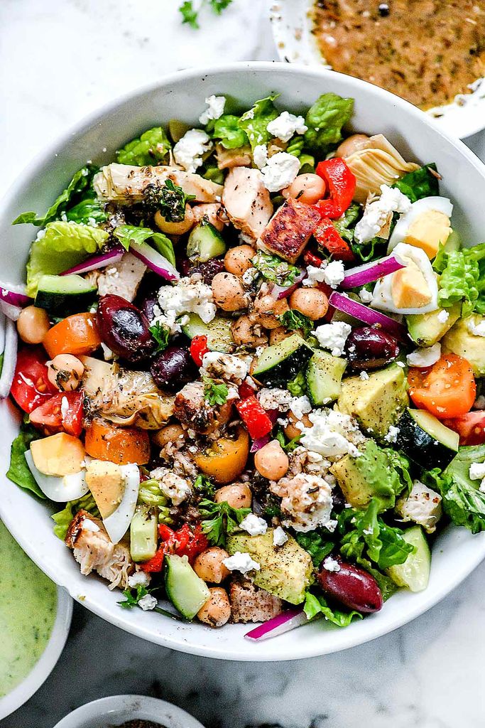 Griechischer Cobb-Salat