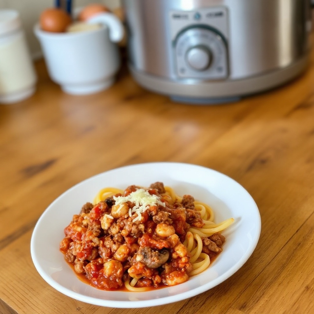 Langsame Kochbeef- und Pasta-Delikatesse