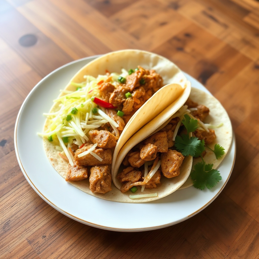 Würzige Thai-Schweinewraps