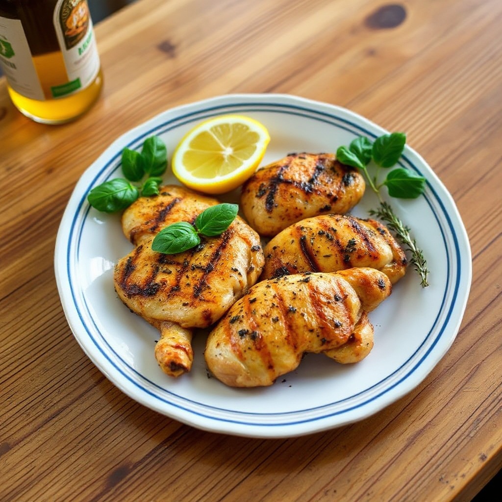 Bier-infundiertes Gegrilltes Hähnchen-Delight
