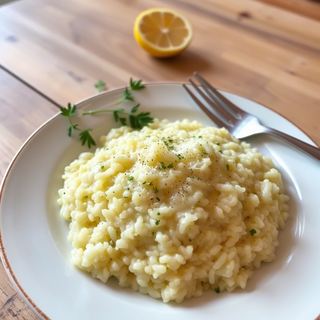Risotto Cremoso al Limone e Erbe