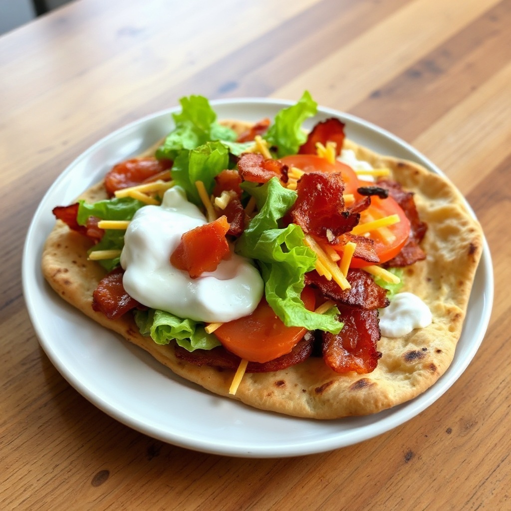 Flatbread Delight BLT Ranch