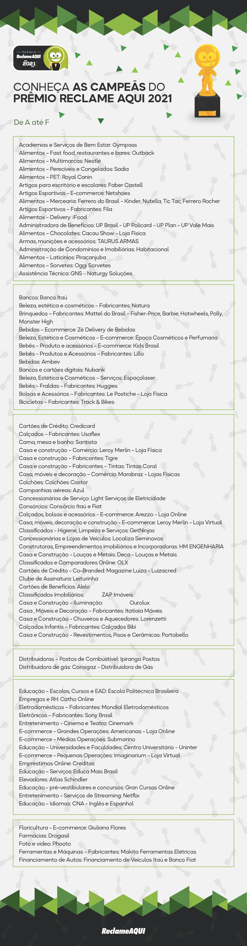 Veja as empresas indicadas para o Prêmio Época Reclame AQUI 2017 - Reclame  Aqui Notícias