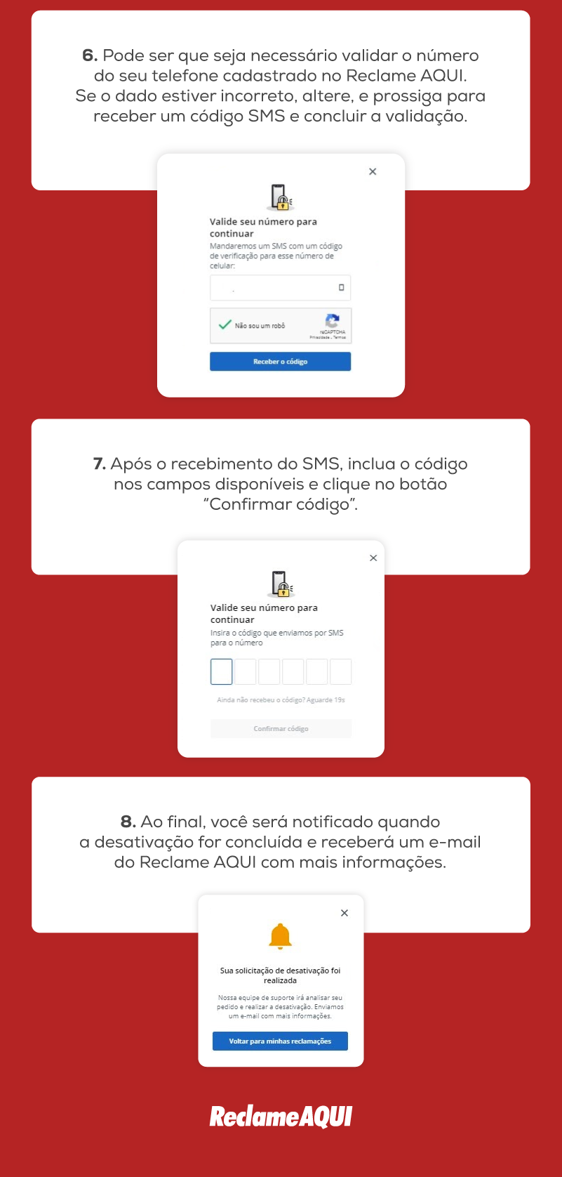 Por que é importante avaliar o atendimento à sua reclamação  Pronto, agora  você não vai ter desculpa pra esquecer de avaliar o atendimento no Reclame  AQUI. 😊 Dá uma olhadinha no