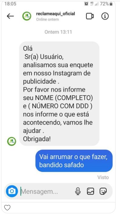 Como reclamar de uma empresa no Reclame Aqui pelo WhatsApp