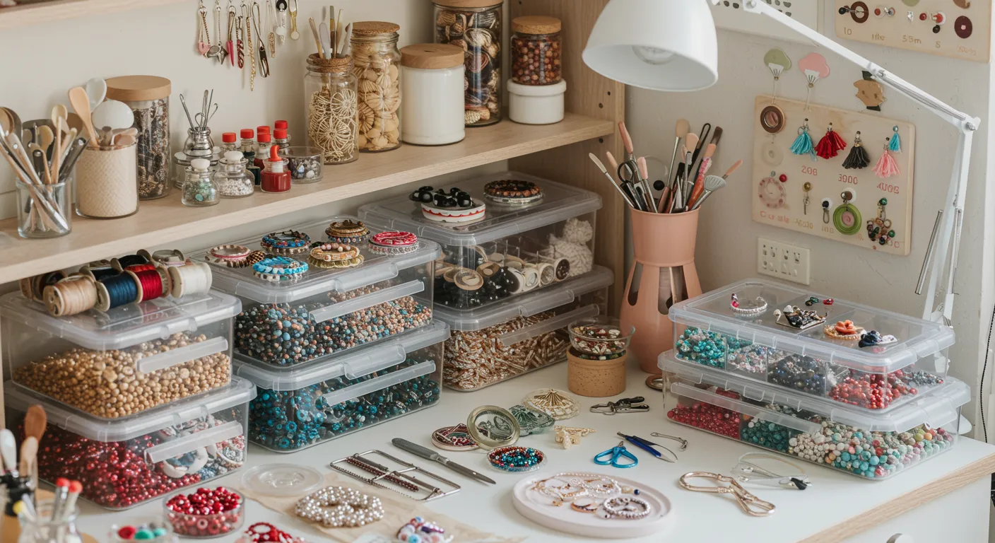 5 Genius Craft Storage Solutions for Tiny Creative Zones