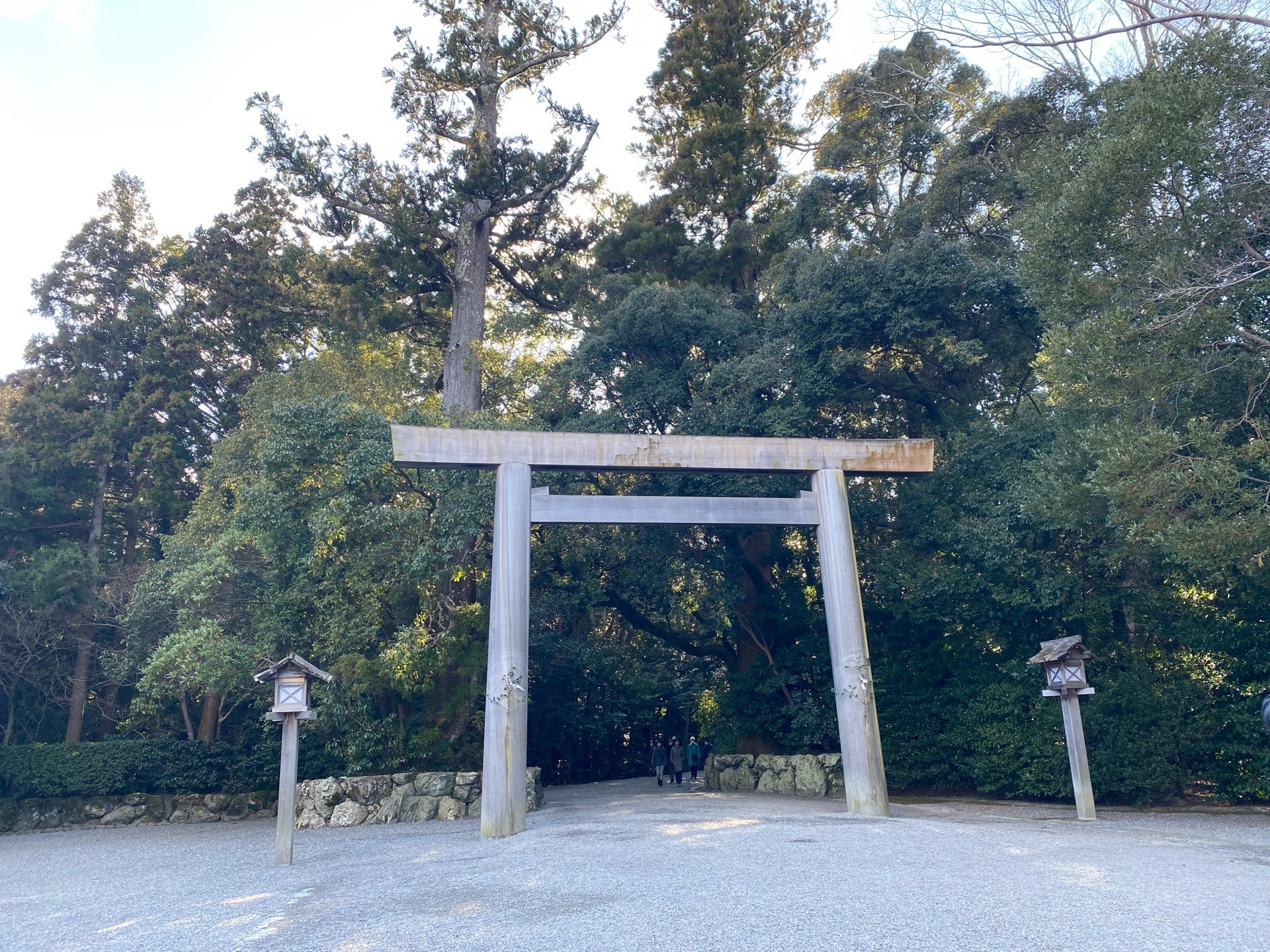 伊勢神宮・外宮（豊受大神宮）『[伊勢]外宮参拝する際はハートの形の石