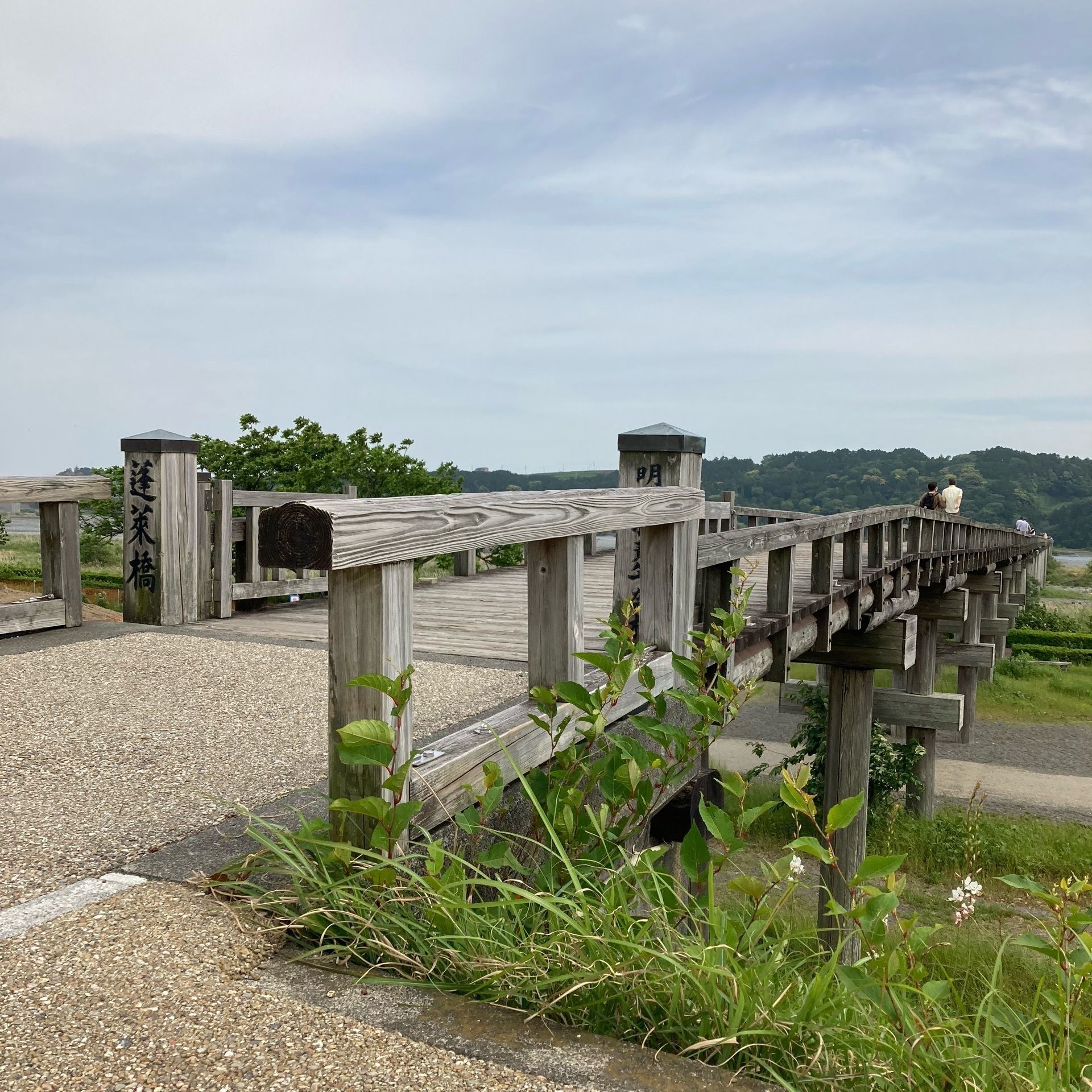 蓬莱橋 静岡県 7 4mの橋を渡って 厄祓い