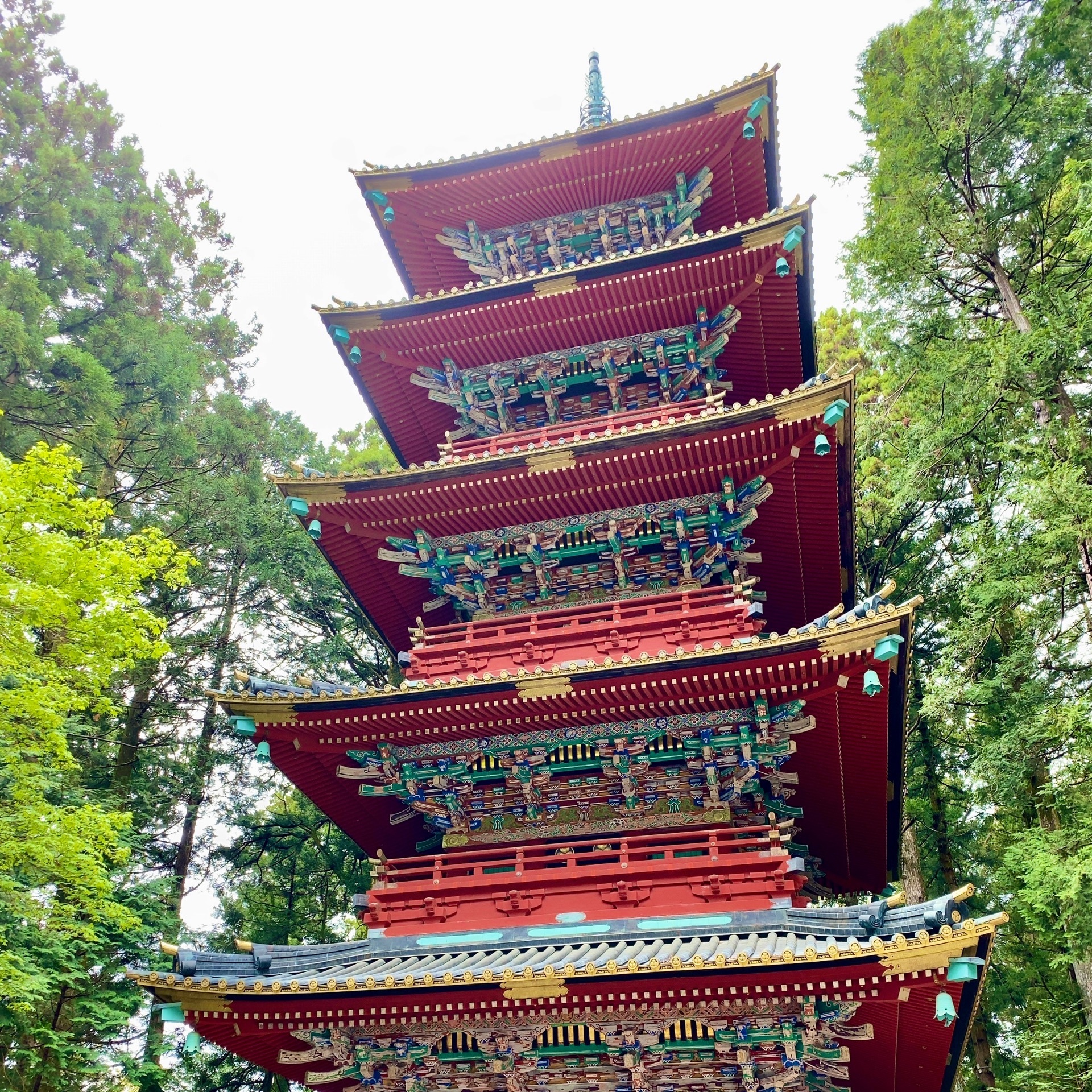 日光東照宮 五重塔 高さが東京スカイツリーと同じ 日光東照宮の五重塔