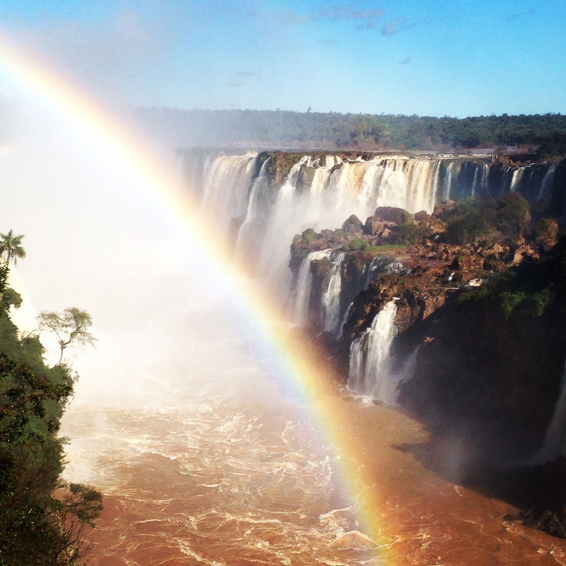 イグアスの滝 ブラジル側 ど迫力のイグアスの滝