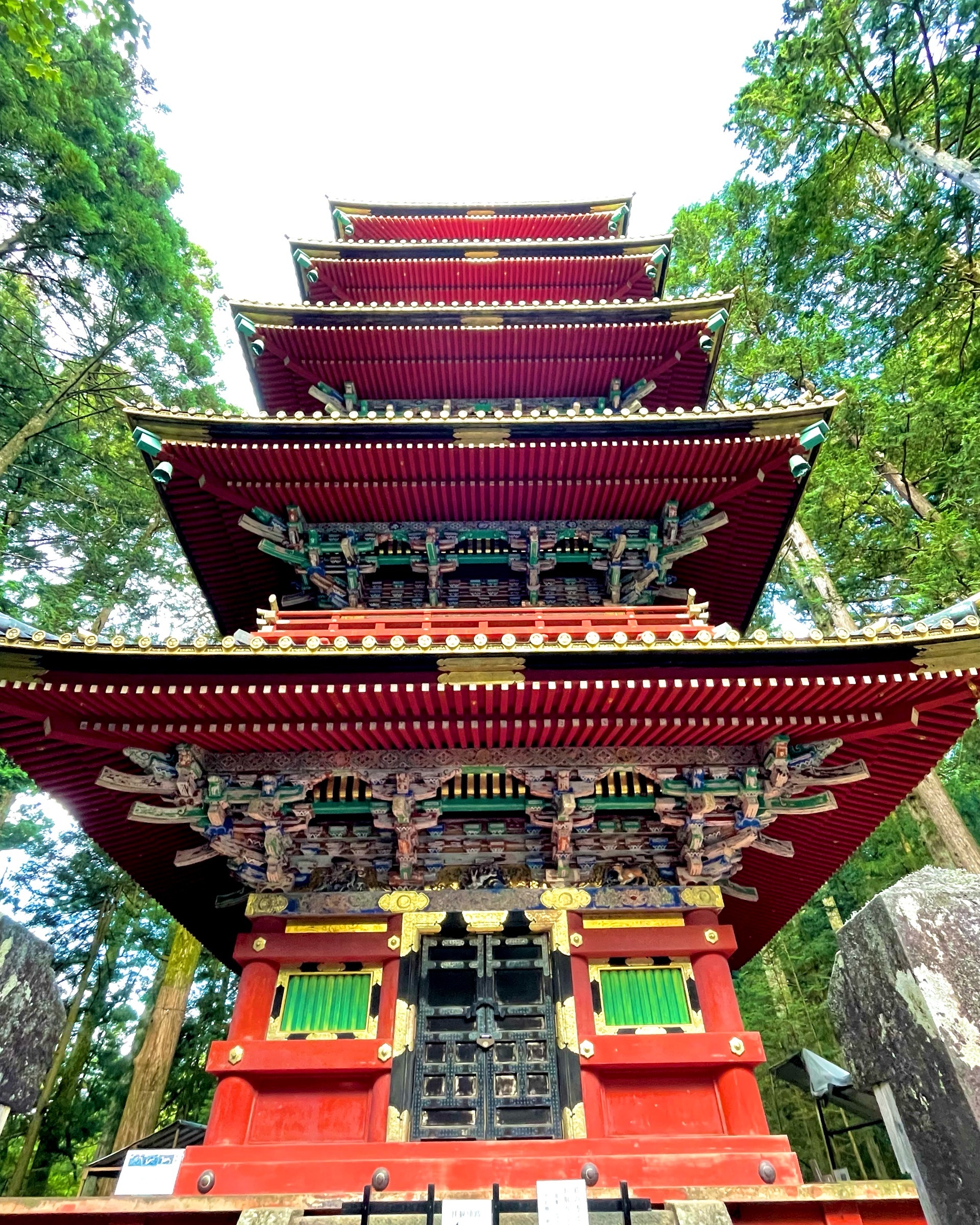 日光東照宮 五重塔『極彩色と金箔で彩られた日本一華麗な塔』