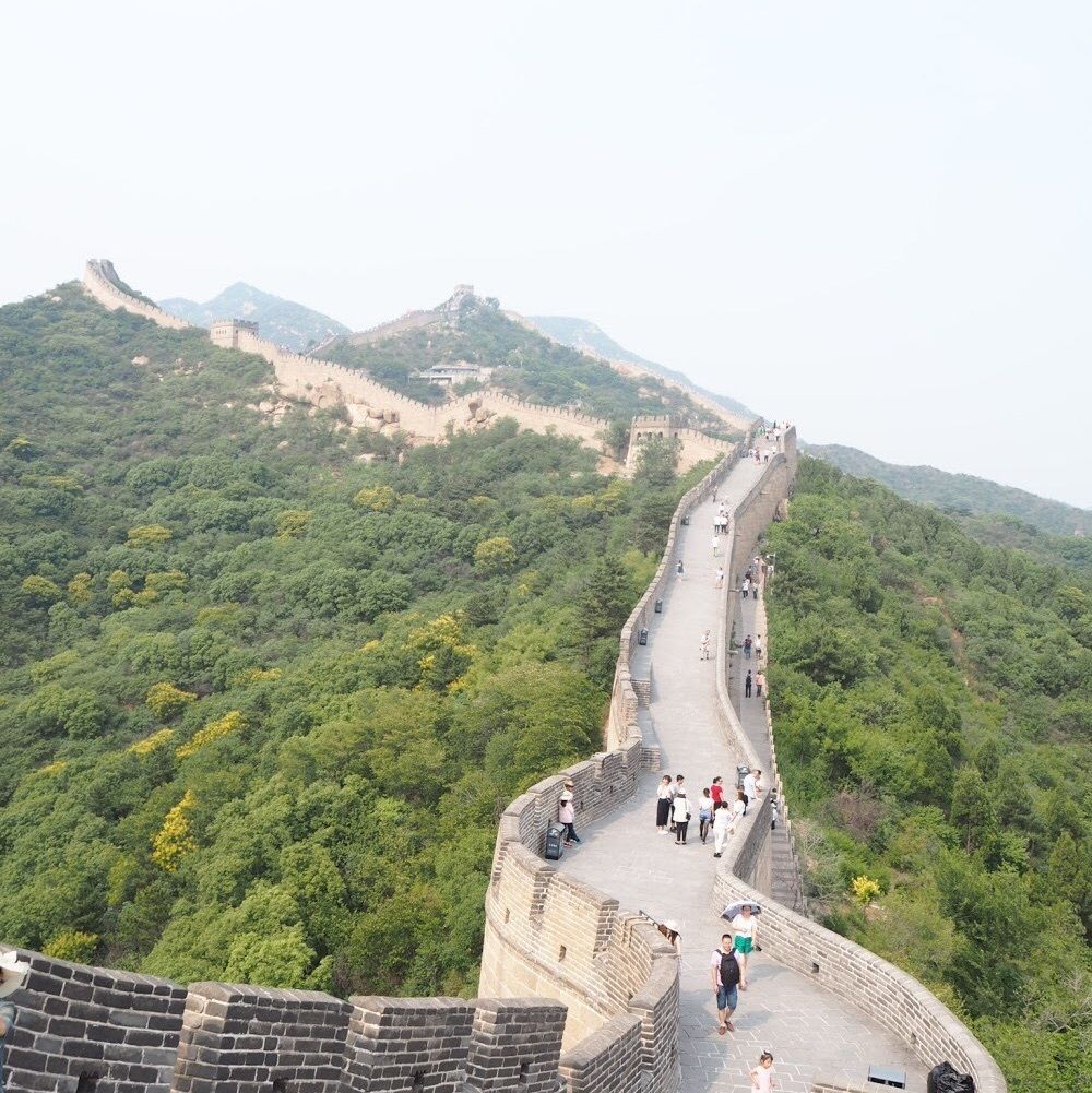 八達嶺長城 万里の長城 The Great Wall At Badaling 中国 万里の長城 ヘトヘト
