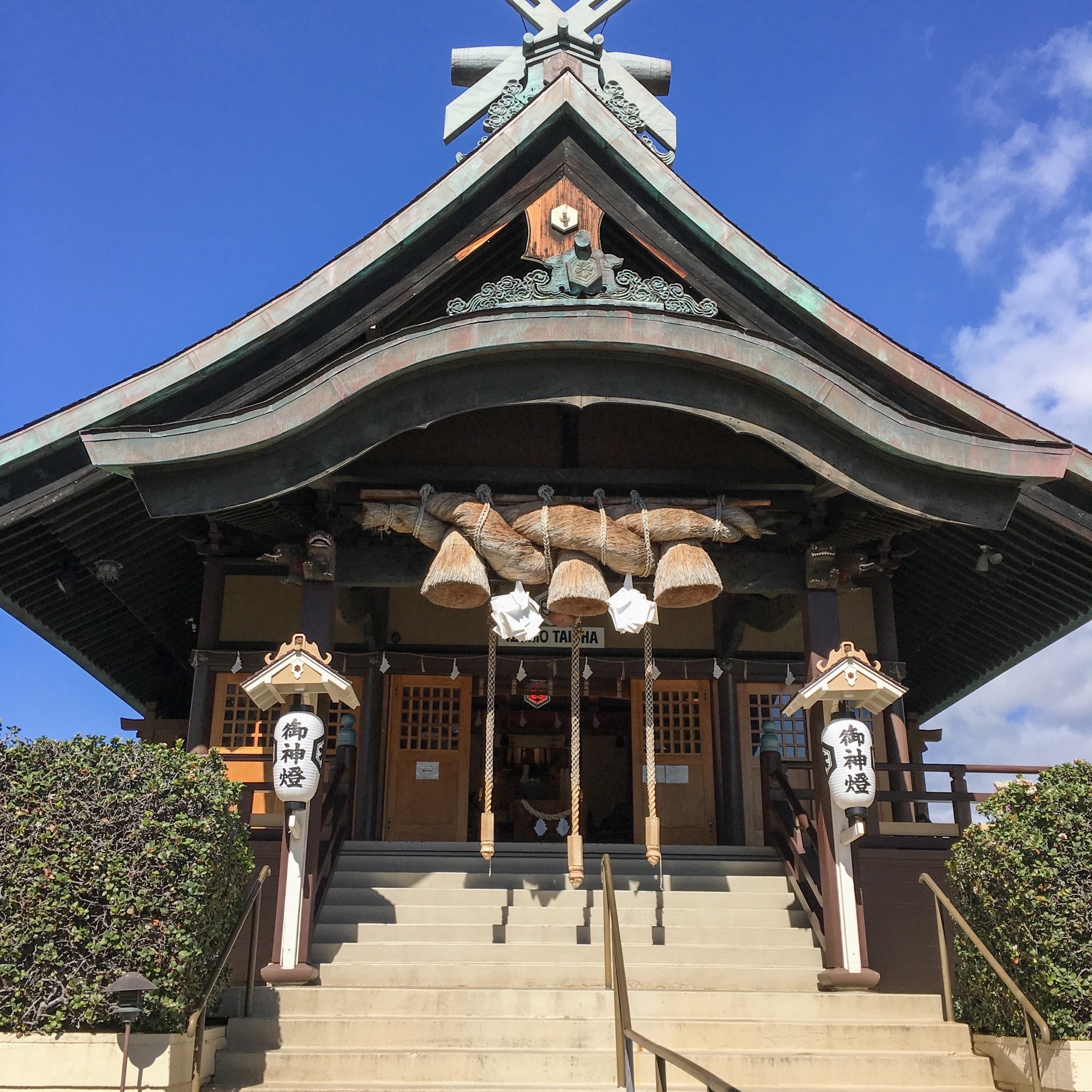 W5⭕️大判絶景優雅庭園テラス神殿海島景観タペストリー留具付き匿名