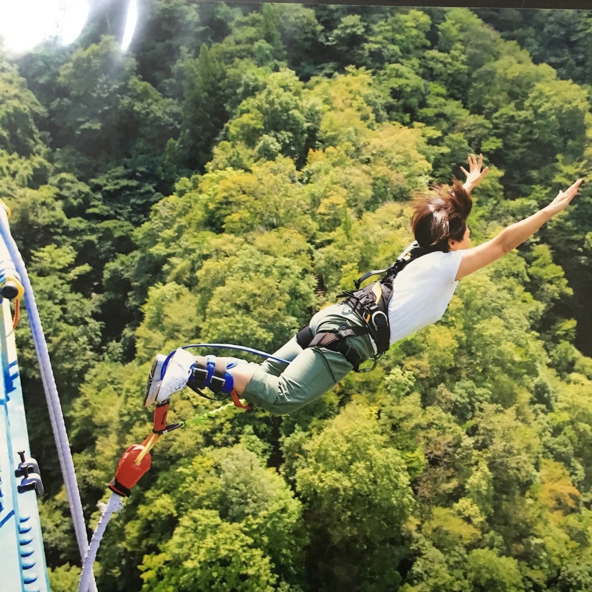 竜神大吊橋 バンジージャンプで人生観変わるか