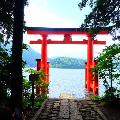 箱根神社 芦ノ湖に巨大な水中鳥居 神秘の森に鎮座する 関東屈指のパワースポット神社 Recotrip レコトリップ