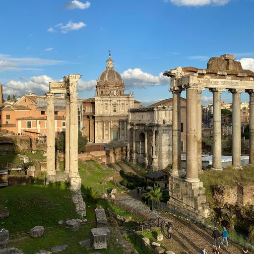 送関込 名古屋帯 古代 ローマ遺跡 フォロ・ロマーノ イタリア 海外旅行