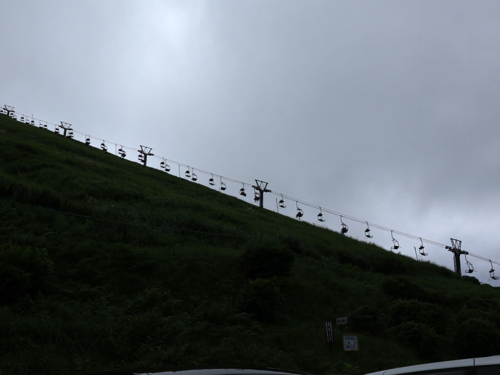 大室山登山リフト 伊豆高原の大室山へ登るためのリフト