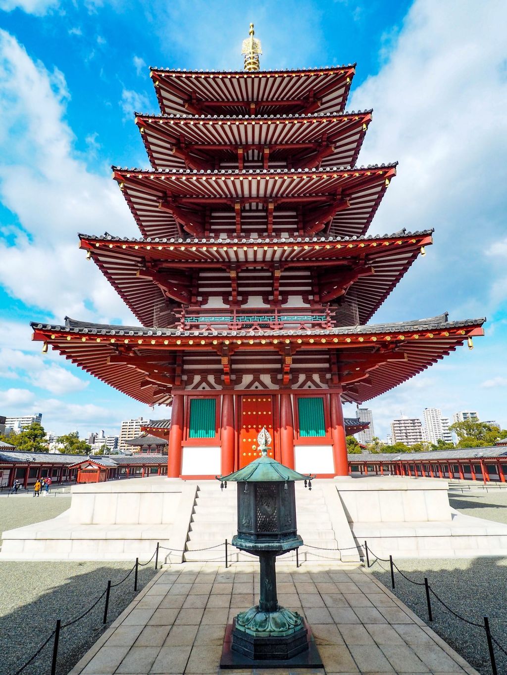 四天王寺 とても美しい 五重塔