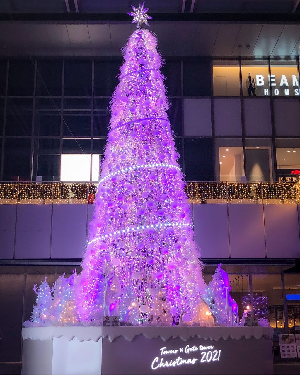 ジェイアール名古屋タカシマヤ 名古屋駅前のクリスマスツリーはやっぱりココ Jr名古屋高島屋