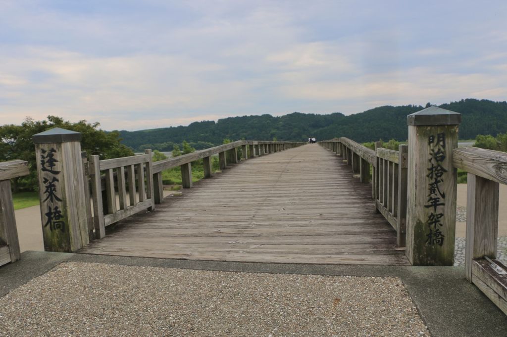 蓬莱橋 静岡県 22夏のチャレンジ 世界一の蓬莱橋を渡る