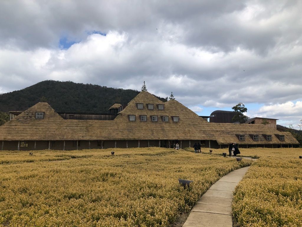 ラ コリーナ近江八幡 新しい 屋根が芝生の和 洋菓子屋さん 滋賀県