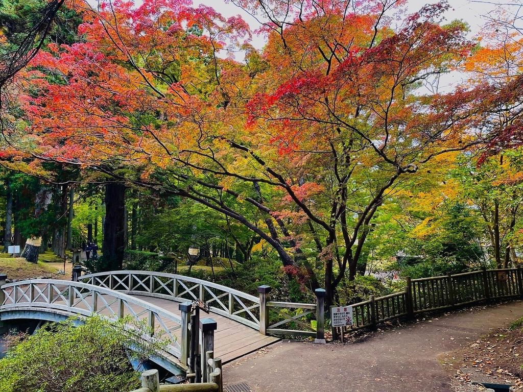 香雪園 見晴公園内 函館で一足早い紅葉 香雪園