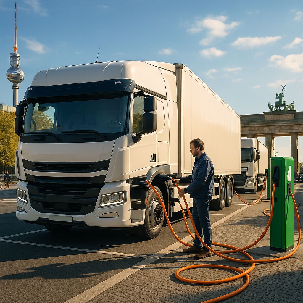 Berlin Launches Europe’s First Public Charging Network for Electric Trucks