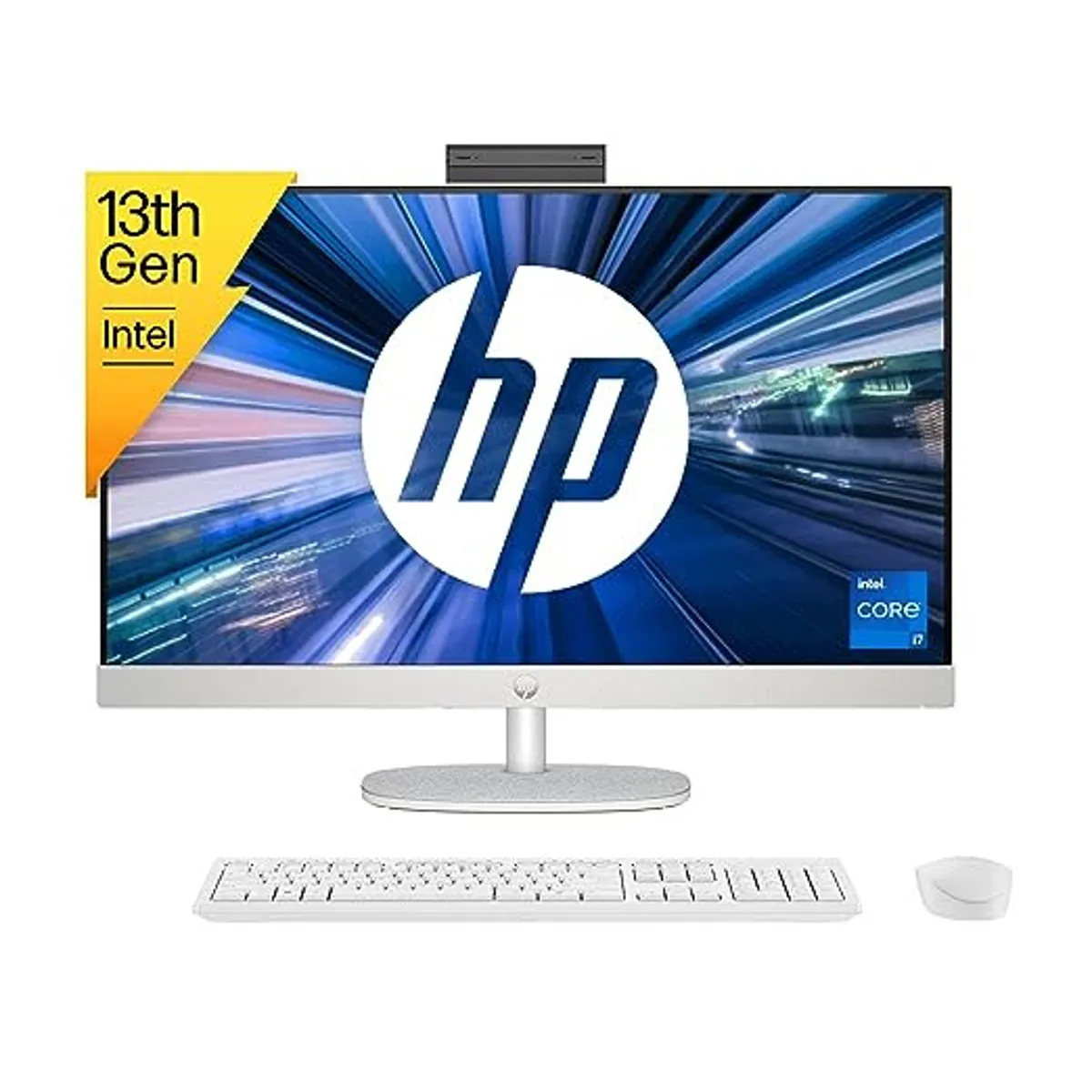 HP All-in-One Desktop 13th Gen 27-inch CR0403IN - Intel Core i7, 16GB RAM, 1TB SSD, Windows 11, MSO