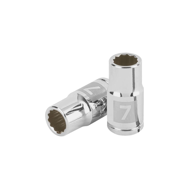 Bocallave Estriado 7mm Enc 1/4