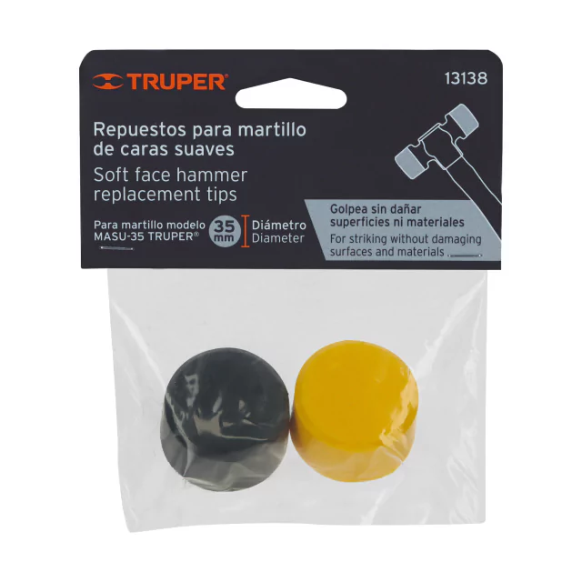 Repuesto Martillo Borde Plastico X 2 Unid