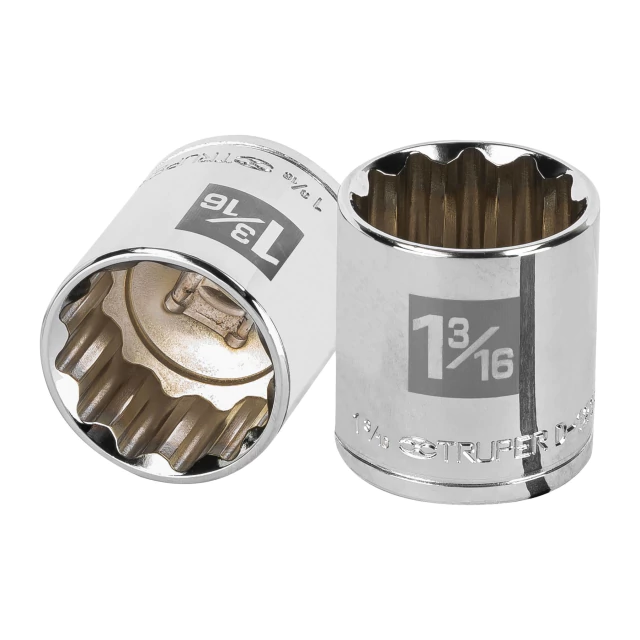 Bocallave Estriado 1 3/16″ Enc 1/2