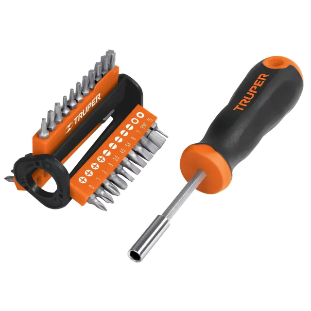 Destornillador Multipunta Enc 1/4 Con 33 Ptas
