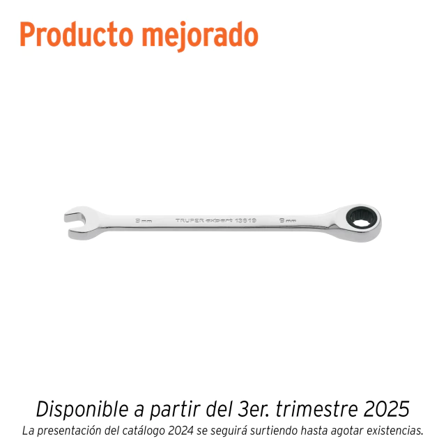 Llave Combinada con Crique 9 Mm
