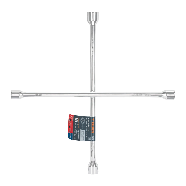 (3U) LLAVE DE CRUZ PARA AUTO - LARGO 46 CM (18")