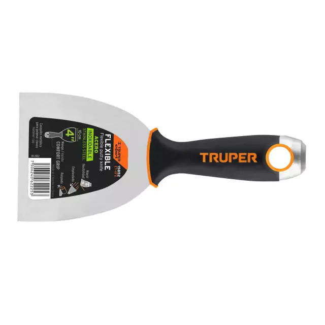 Espátula Flexible Inox. Confort Grip Ancho 10 Cm