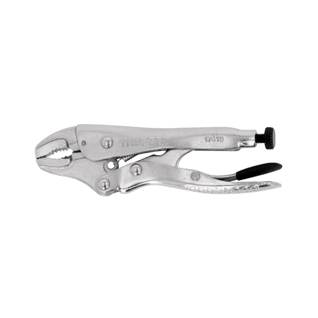 Pinza de Fuerza Mordaza Curva Largo 10 Cm 4″