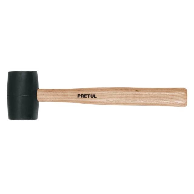 Martillo de Goma 450 Grs Cabo Madera