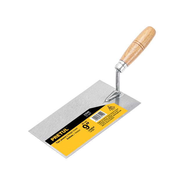 Cuchara para Albañil Yesera Rectangular Largo 23 Cm