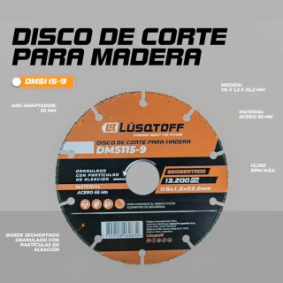 Disco de Corte para Madera
