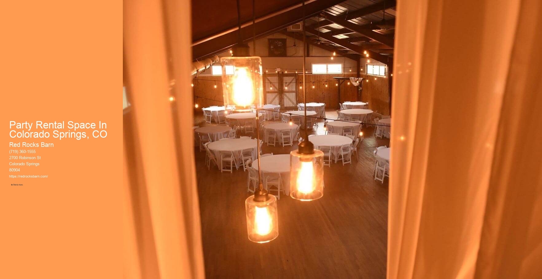 Party Rental Space In Colorado Springs, CO